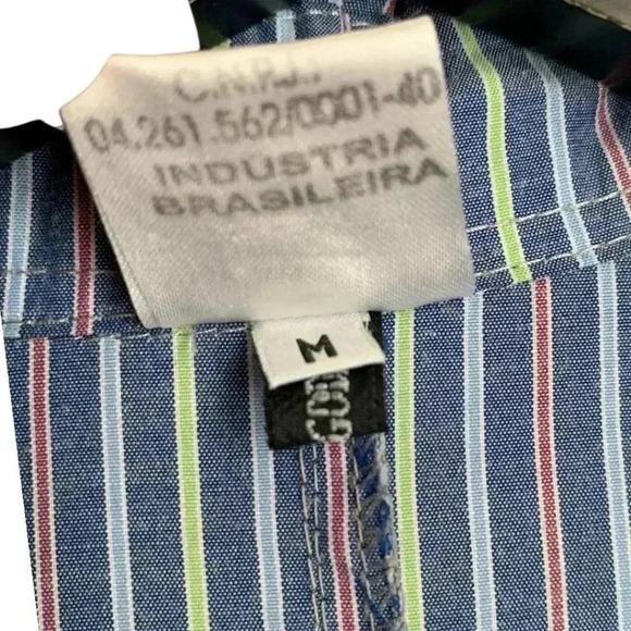 Vintage Forma Livre Women's Shirt Size Medium Stripes Button Down - Picture 3 of 7